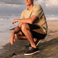 Nohea Moku Men's Boat Shoes - Black | Men OluKai outlet