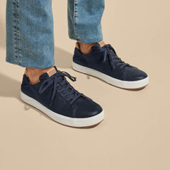 Lae‘ahi Lī ‘Ili Men's Leather Sneakers - Trench Blue | Men OluKai online