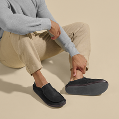 Moloā Slipper - Black / Dk Java | Men OluKai outlet