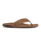 Tuahine Men's Waterproof Leather Beach Sandals - Toffee | Men OluKai on sale