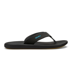 Ki‘i Men’s Water Ready Beach Sandals - Lava Rock / Bold Blue | Men OluKai discount