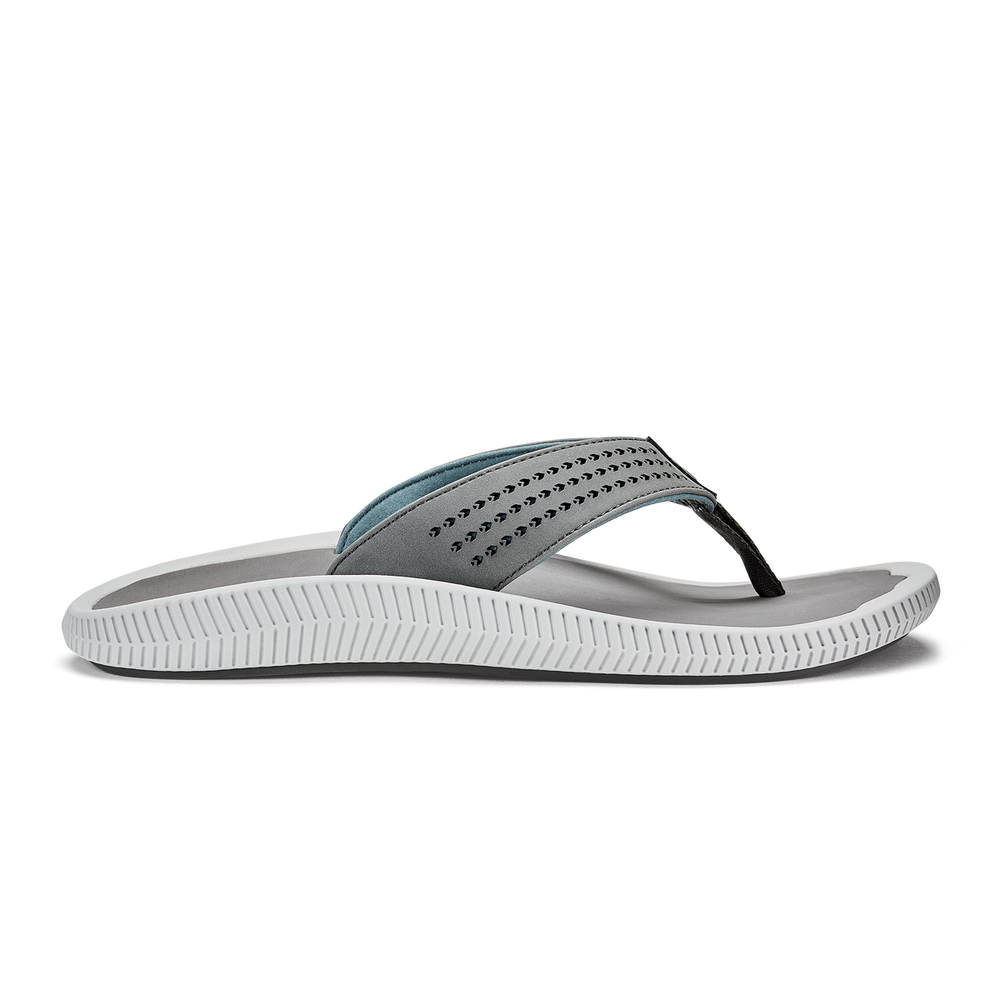 Ulele Men's Water-Ready Beach Sandals - Stone | Men OluKai outlet