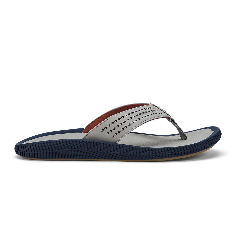Ulele Men's Beach Sandals - Ash | Men OluKai sale