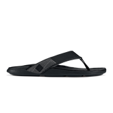 Tuahine Men's Waterproof Leather Beach Sandals - Black | Men OluKai cheap