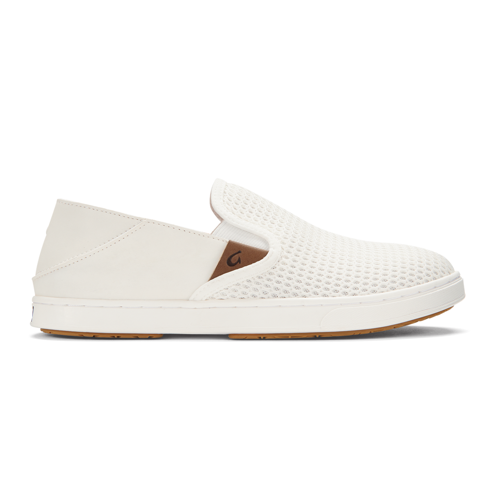 Pehuea Women's Breathable Slip-On Sneakers - Bright White | Women OluKai cheap