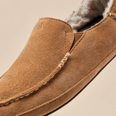Nohea Women's Leather Slippers - Tan | Women OluKai on sale