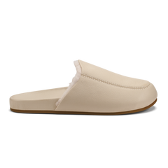 Kōnea Women’s Leather Slipper Mules - Bone | Women OluKai for sale