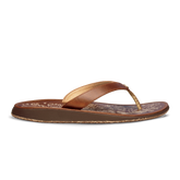 Paniolo Women’s Leather Beach Flip Flops - Natural | Women OluKai discount