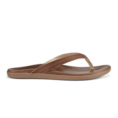 Honu Women’s Leather Beach Sandals - Tan | Women OluKai sale