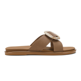 La‘i Slide Women’s Slide Beach Sandals - Tan | Women OluKai online