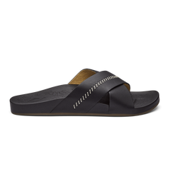 Kipe‘a ‘Olu Women‘s Slide Sandals - Black | Women OluKai for sale