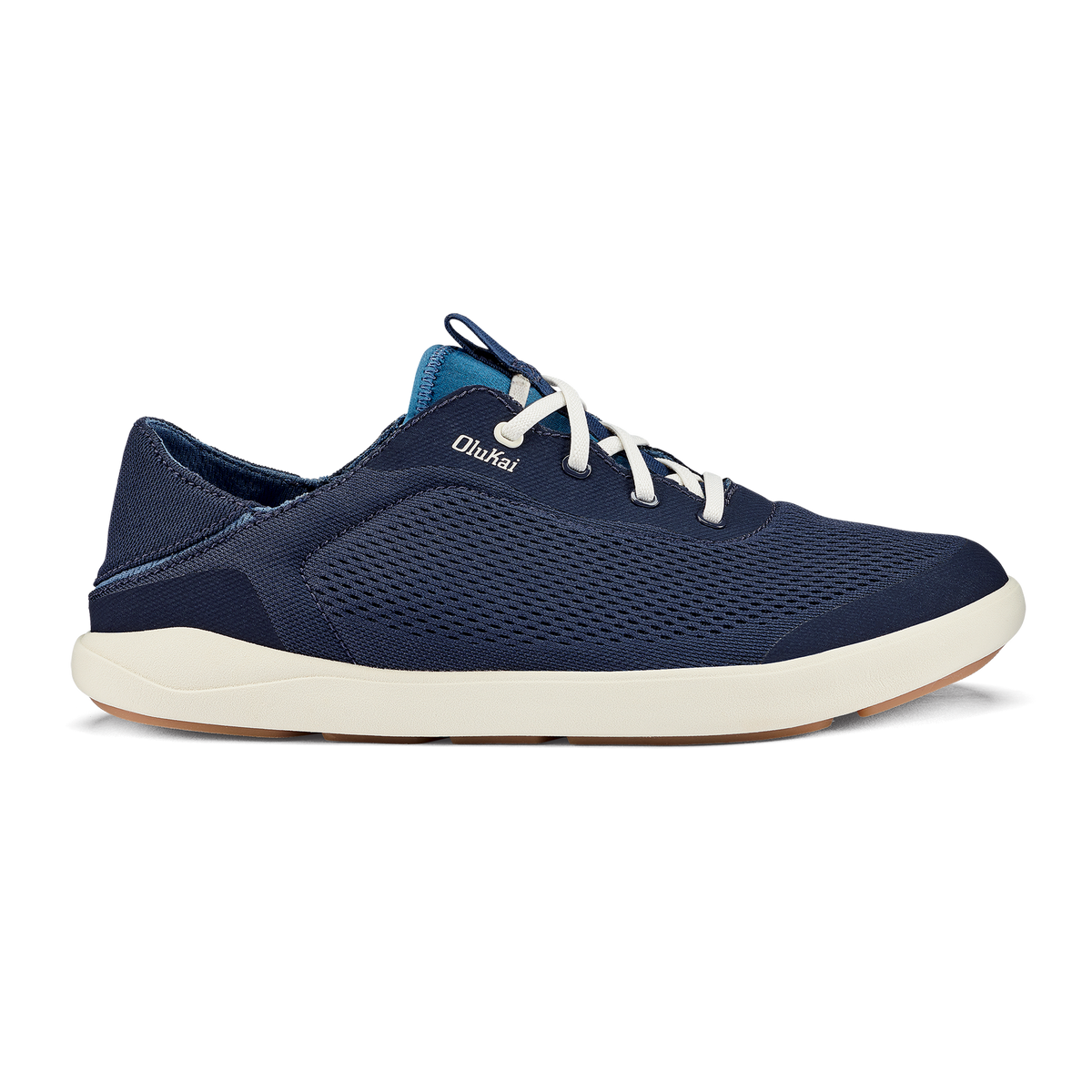 Moku Pae Men's Boat Shoes - Trench Blue / Off White | Men OluKai outlet