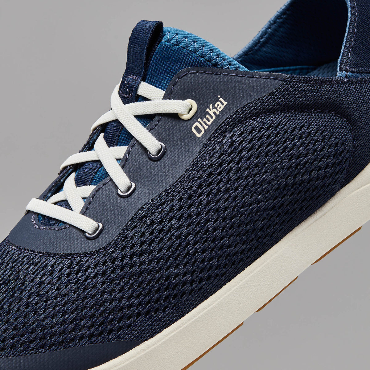 Moku Pae Men's Boat Shoes - Trench Blue / Off White | Men OluKai outlet