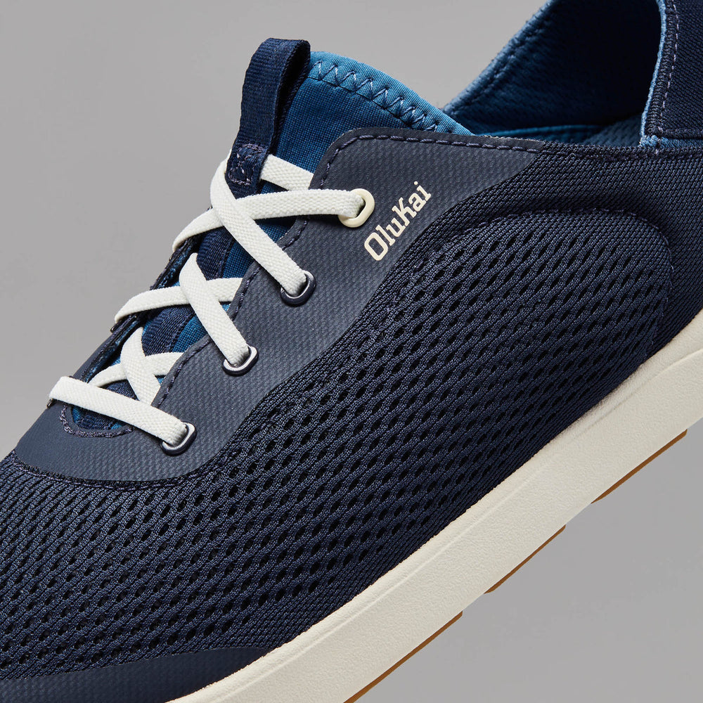 Moku Pae Men's Boat Shoes - Trench Blue / Off White | Men OluKai outlet
