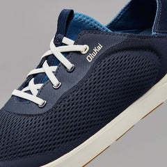 Moku Pae Men's Boat Shoes - Trench Blue / Off White | Men OluKai outlet