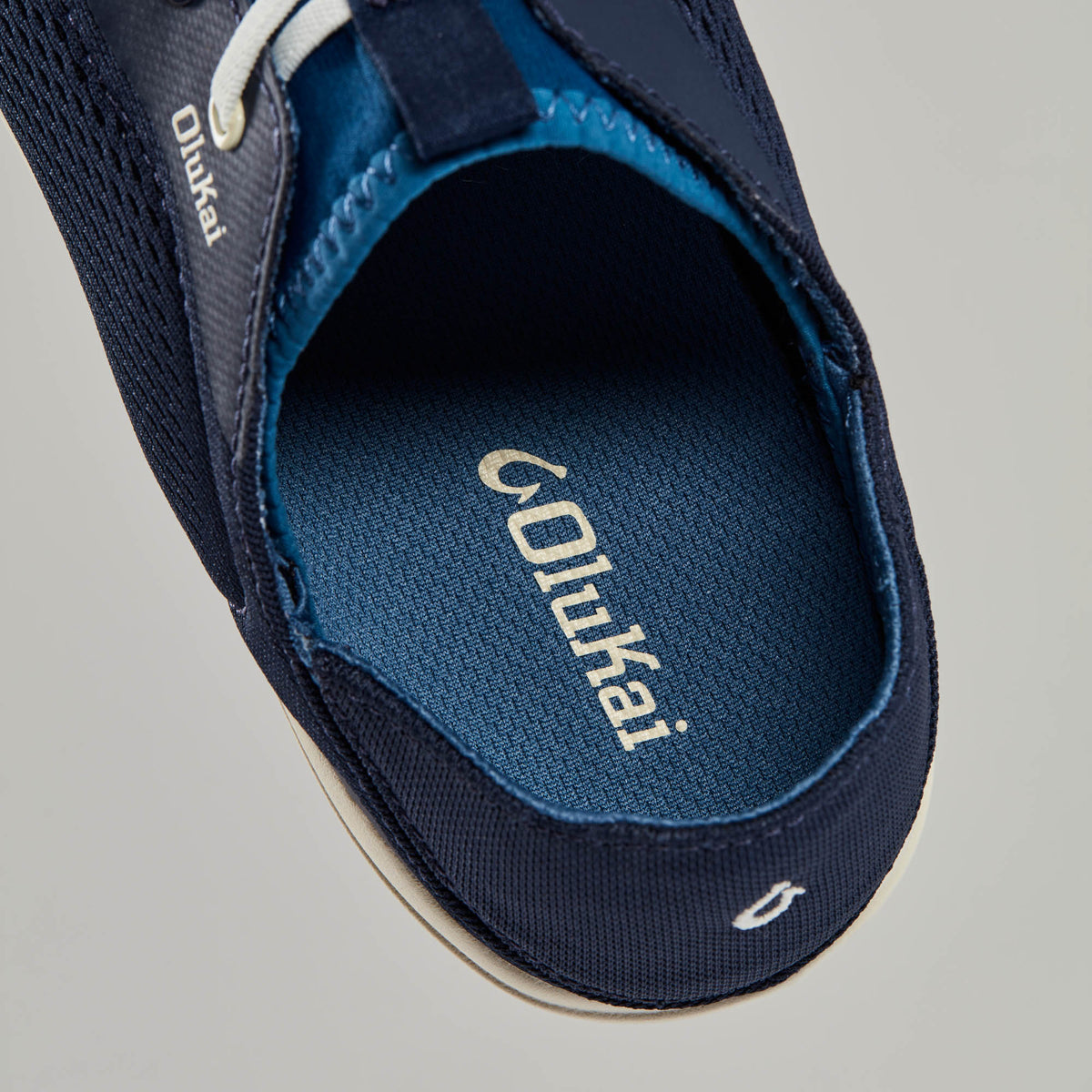 Moku Pae Men's Boat Shoes - Trench Blue / Off White | Men OluKai outlet