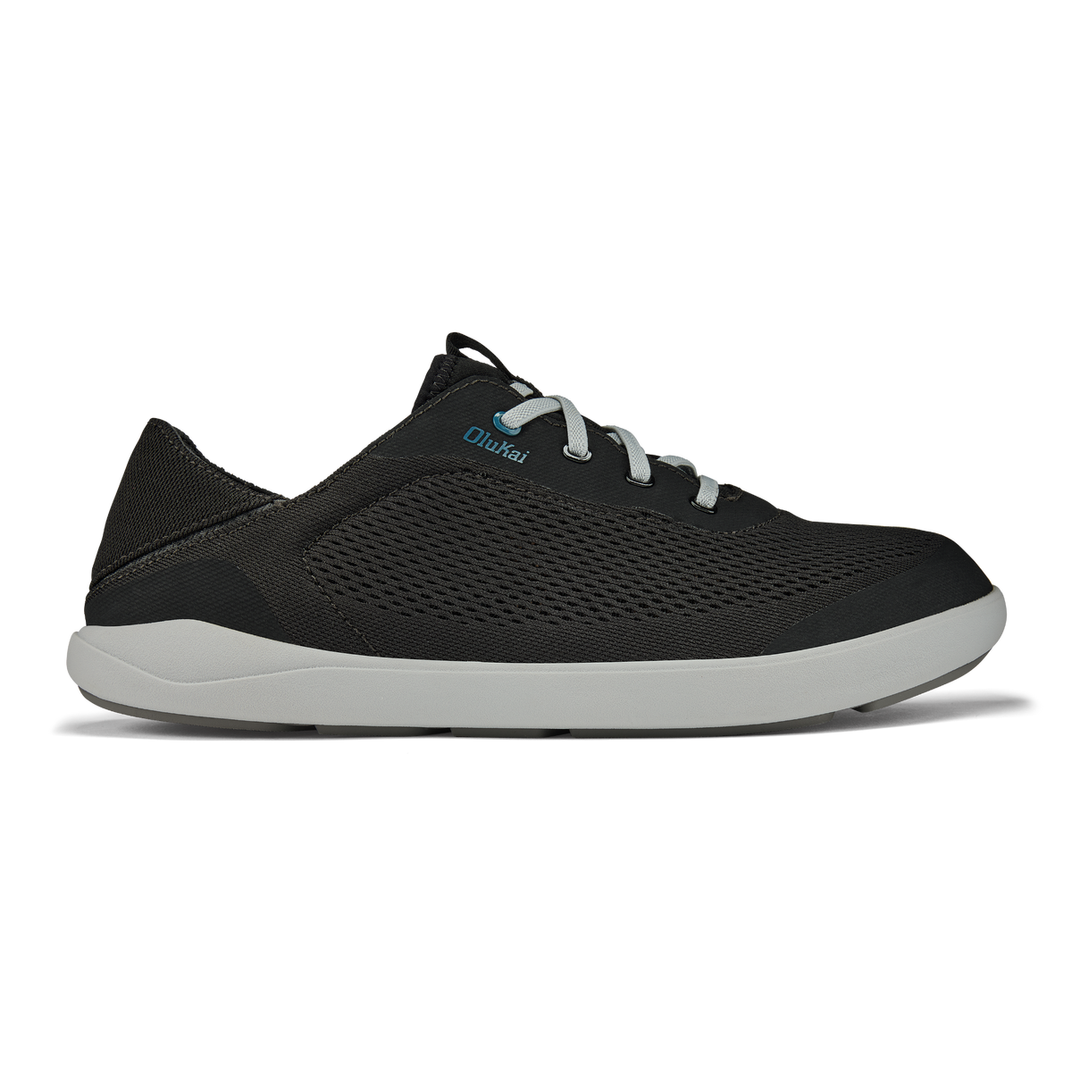 Moku Pae Men's Boat Shoes - Black / Blue Coral | Men OluKai near me