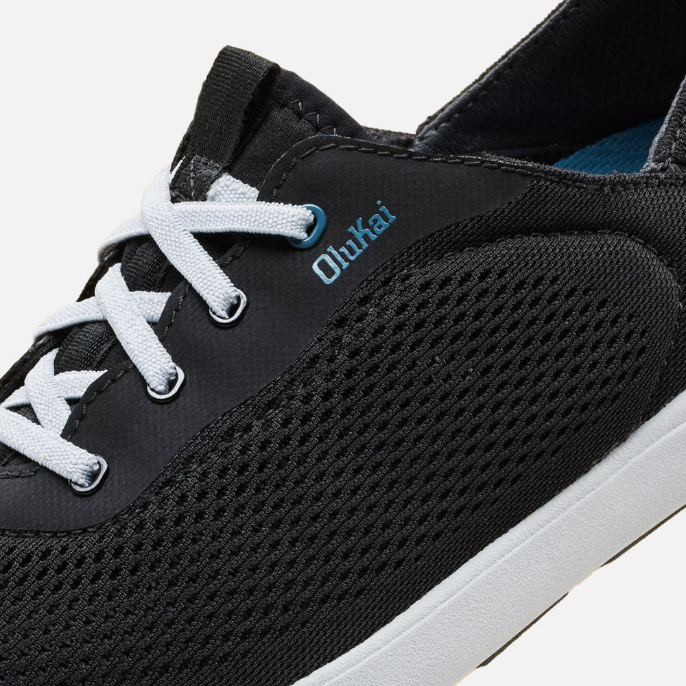Moku Pae Men's Boat Shoes - Black / Blue Coral | Men OluKai near me