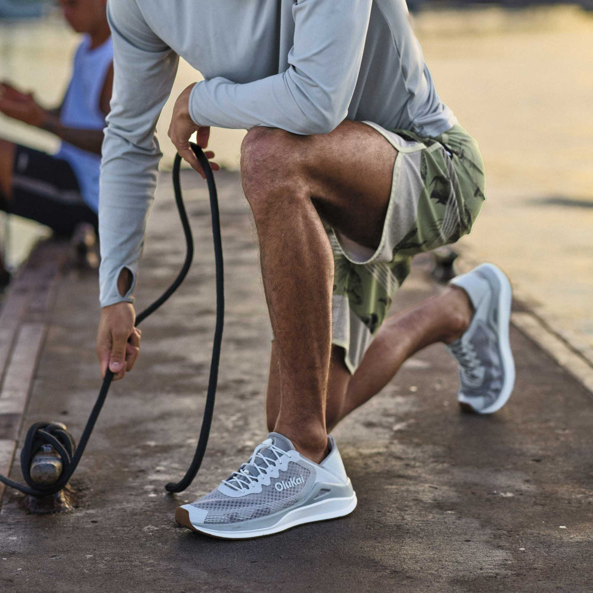 ‘Ahi Men’s Water Boat Shoes - Ash / Sterling | Men OluKai online