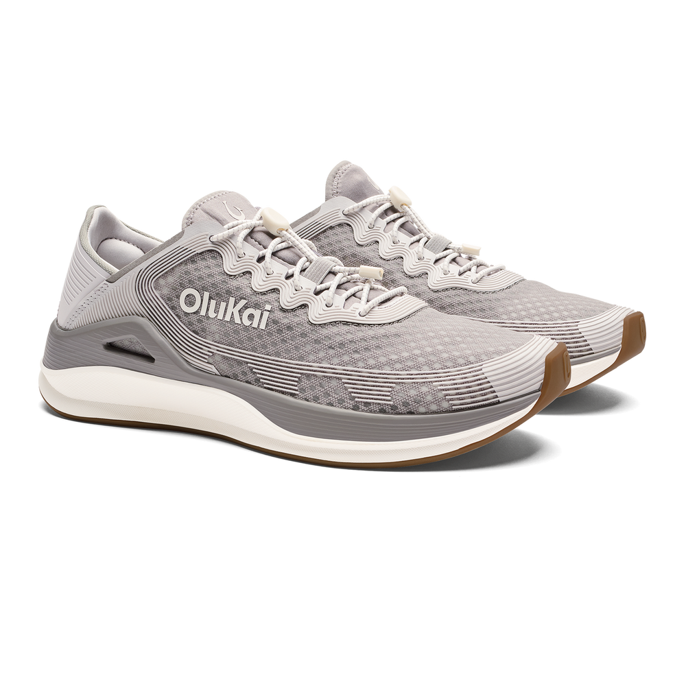 ‘Ahi Men’s Water Boat Shoes - Ash / Sterling | Men OluKai online