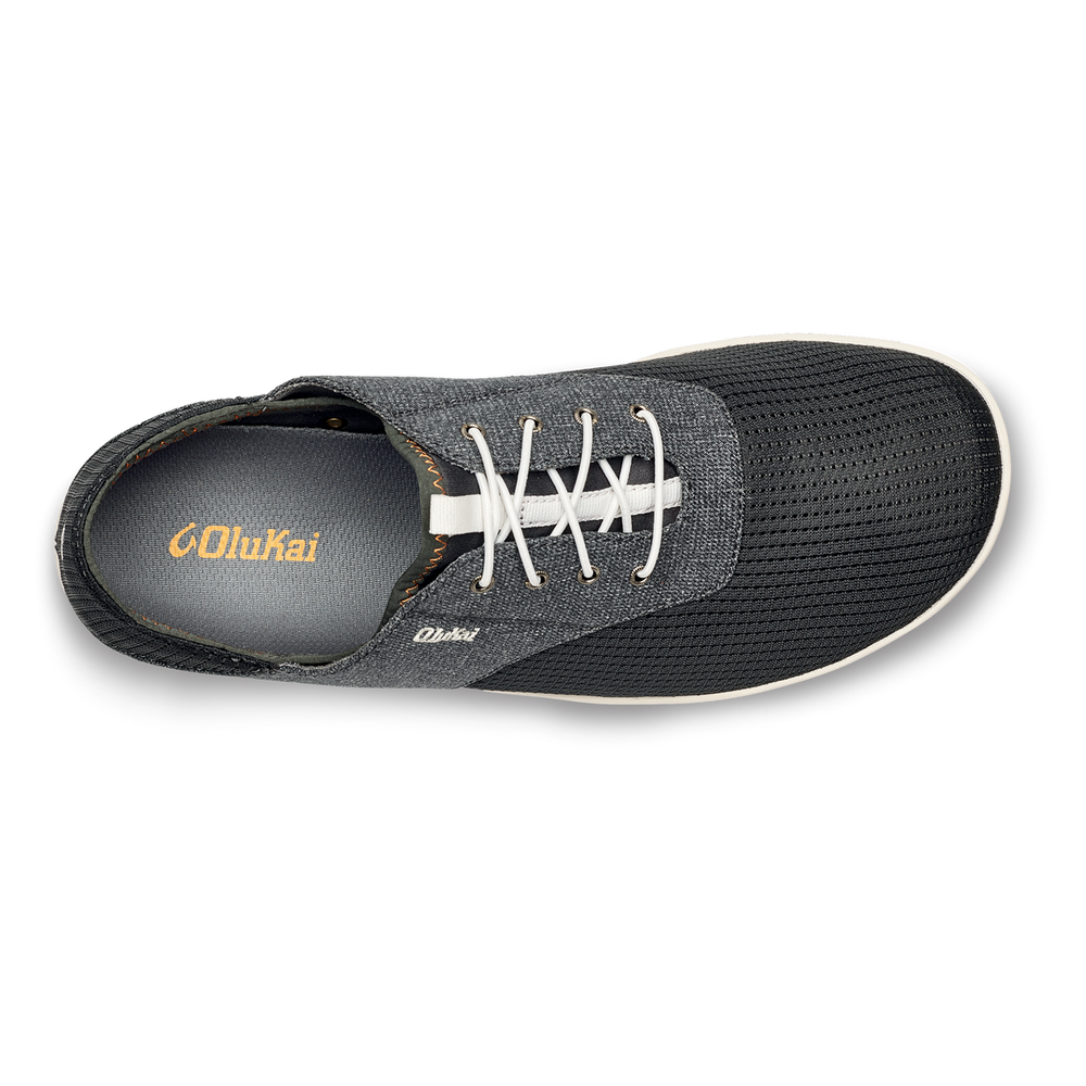 Nohea Moku Men's Boat Shoes - Dark Shadow | Men OluKai on sale