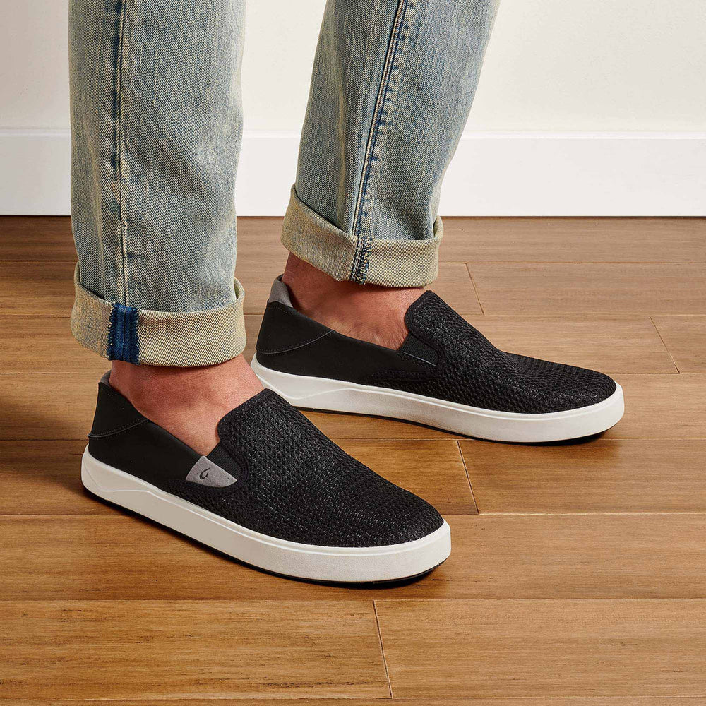 OluKai Lae‘ahi - Black | Men's Slip-on Sneakers | Men OluKai near me
