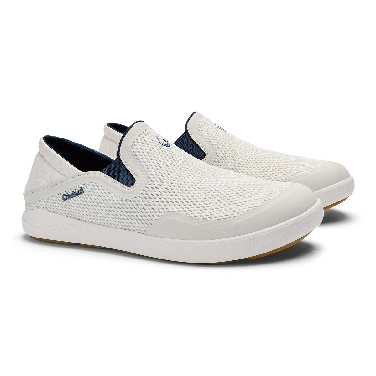 Moku Slip-on - White Sand / Trench Blue | Men OluKai discount