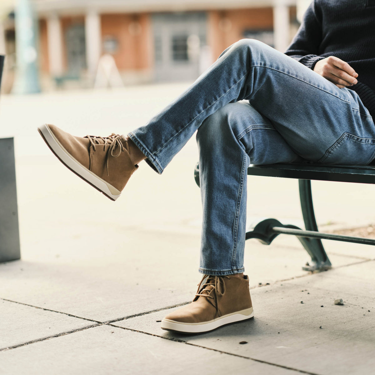 Papakū 'Ili Men’s Waterproof Leather Boots- Tan | Men OluKai cheap
