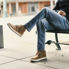 Papakū 'Ili Men’s Waterproof Leather Boots- Tan | Men OluKai cheap