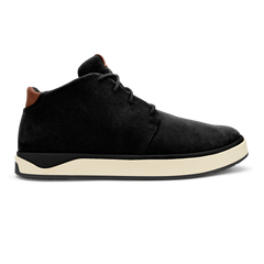Papakū 'Ili Men’s Waterproof Leather Boots- Black | Men OluKai sale