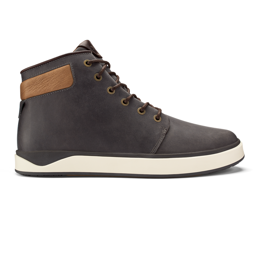 Kekaha Men’s Chukka Boots - Pavement / Off White | Men OluKai for sale