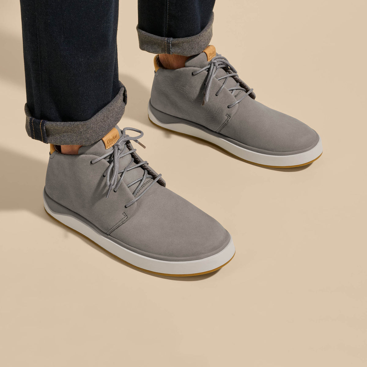 Papakū 'Ili Men’s Waterproof Leather Boots- Graphite | Men OluKai discount