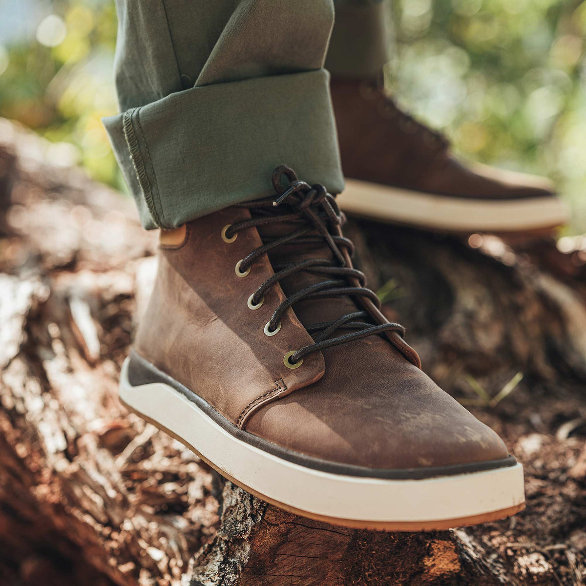 Kekaha Men’s Chukka Boots - Toffee / Off White | Men OluKai sale