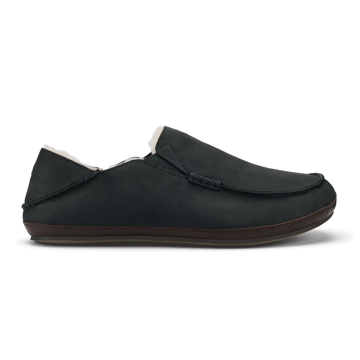 Moloā Slipper - Black / Dk Java | Men OluKai outlet