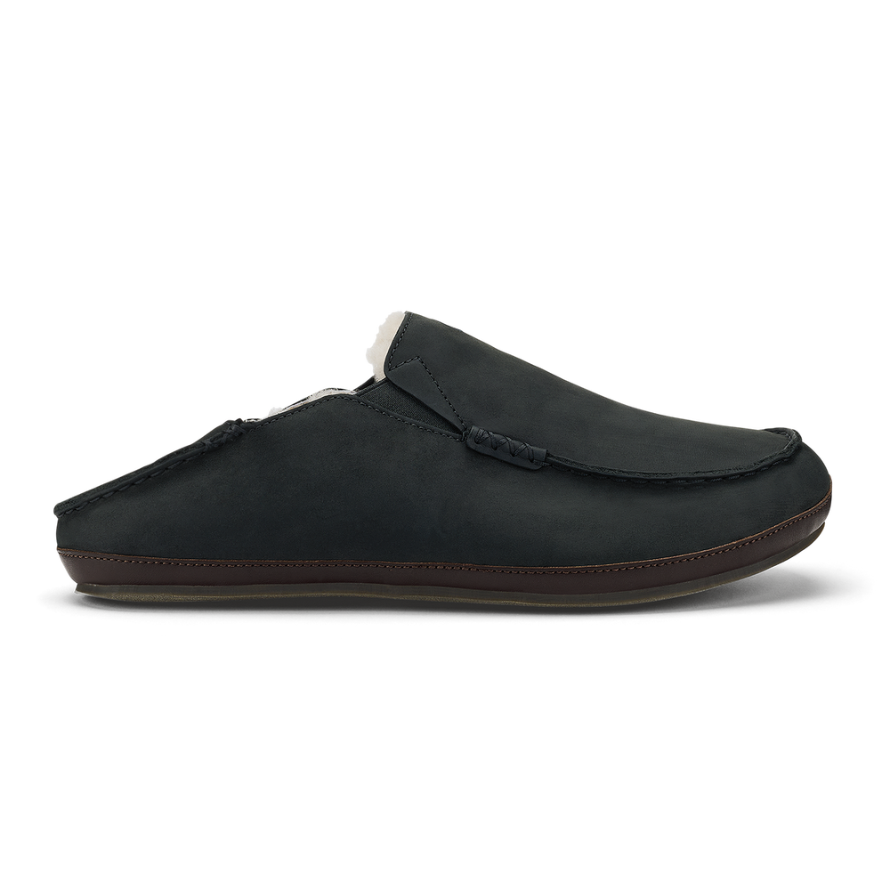 Moloā Slipper - Black / Dk Java | Men OluKai outlet