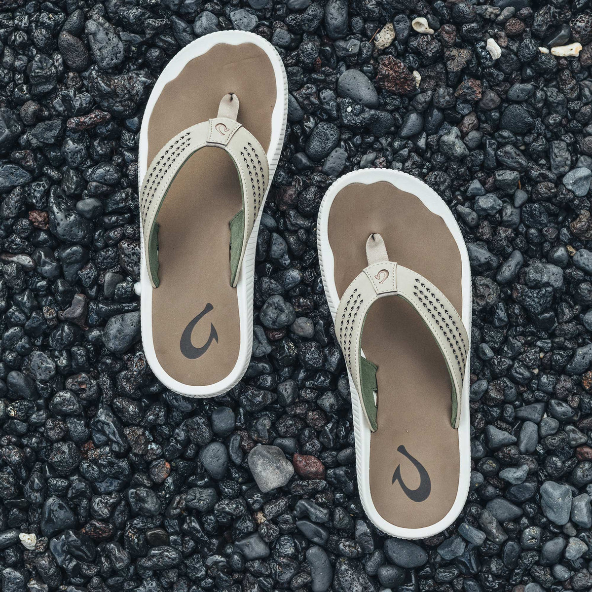 Ulele Men's Water-Ready Beach Sandals - Clay / Mustang | Men OluKai cheap