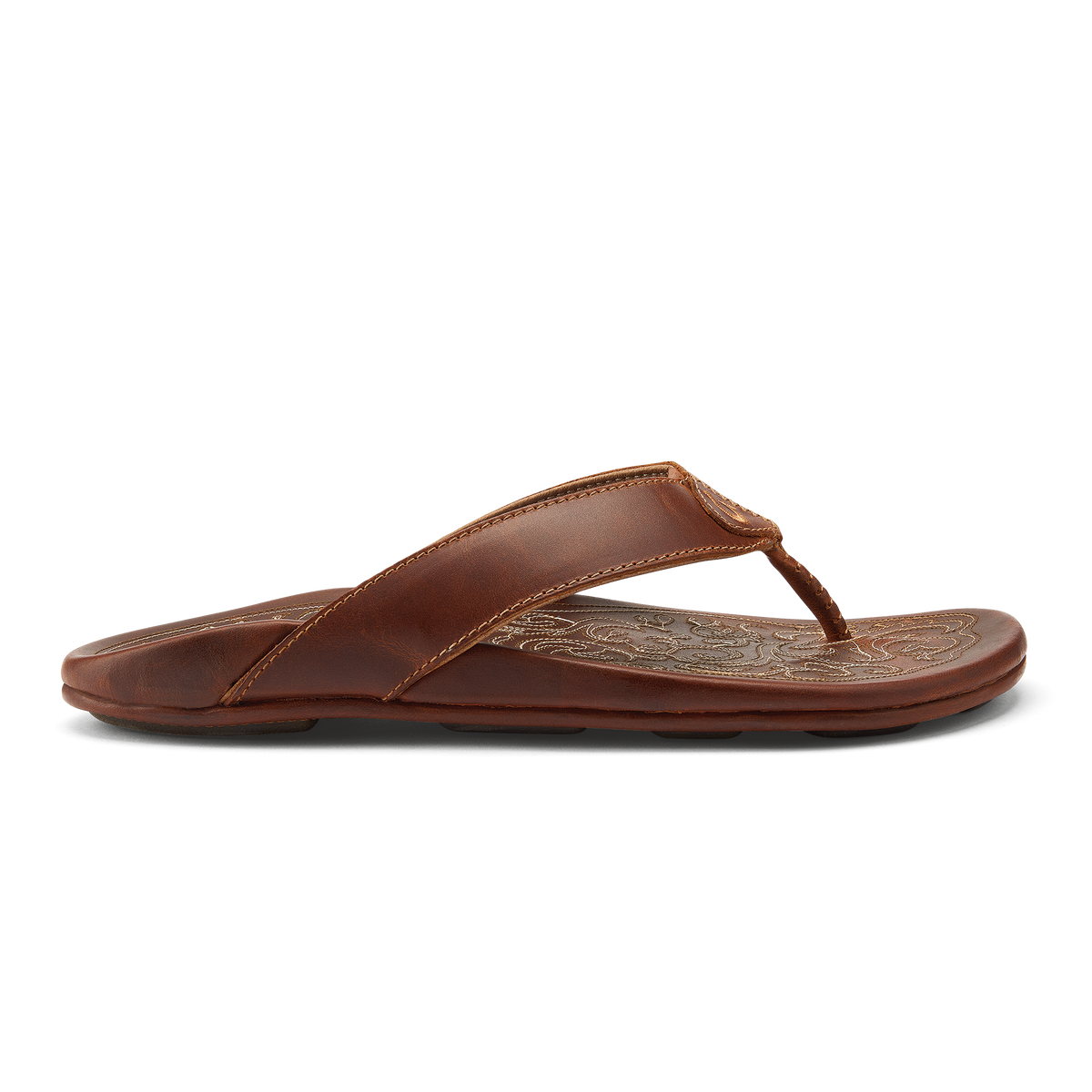 Mekila Men's Full-Grain Leather Beach Sandals - Natural | Men OluKai online