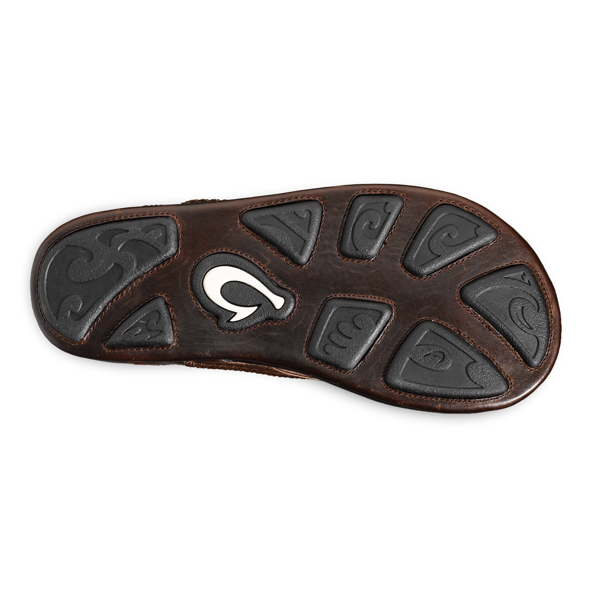 Mea Ola Men's Leather Beach Sandals - Dark Java | Men OluKai outlet
