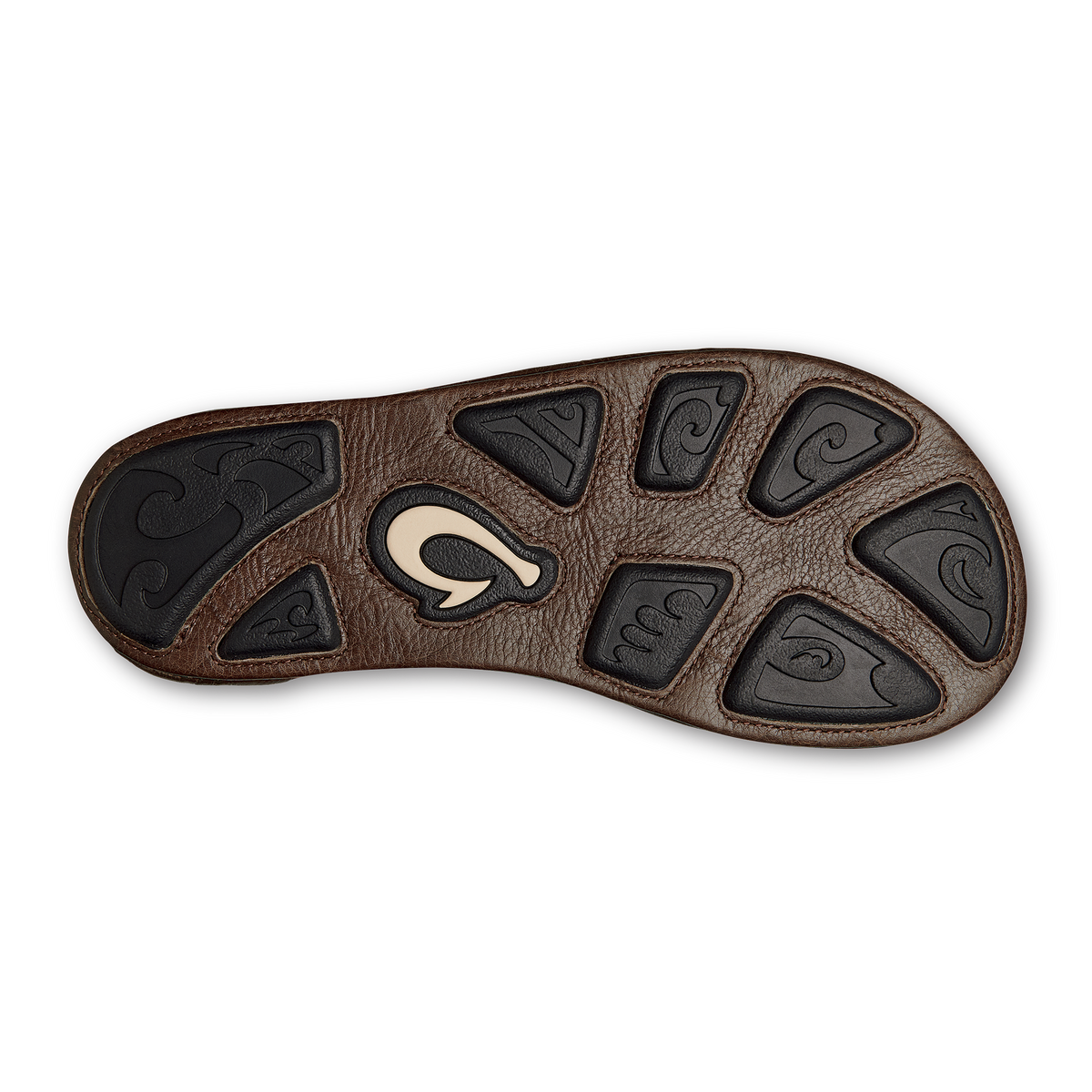 Hiapo - Rum / Dark Wood Men’s Leather Beach Sandals | Men OluKai for sale