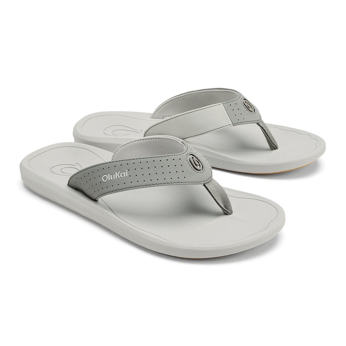 Ki‘i Men’s Water Ready Beach Sandals - Ash / Sterling | Men OluKai on sale