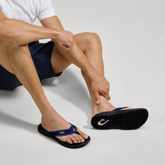 ‘Ohana Men's Beach Sandals - Navy / Onyx | Men OluKai cheap