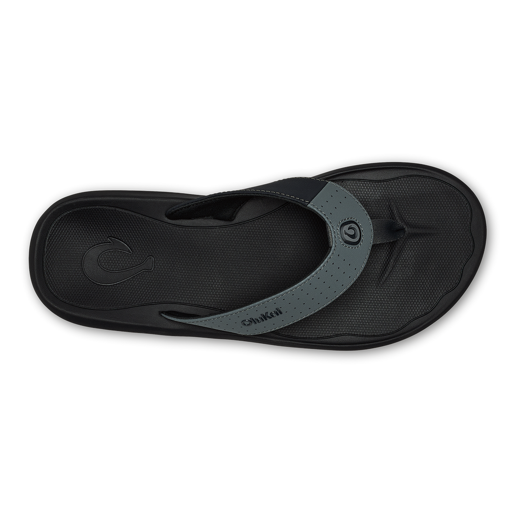 Ki‘i Men’s Water Ready Beach Sandals - Rock / Lava Rock | Men OluKai for sale