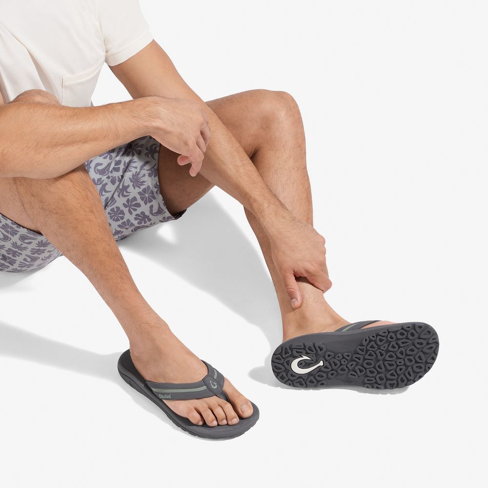 Ohana Pālua - Tradewind Grey / Seagreen | Men OluKai on sale