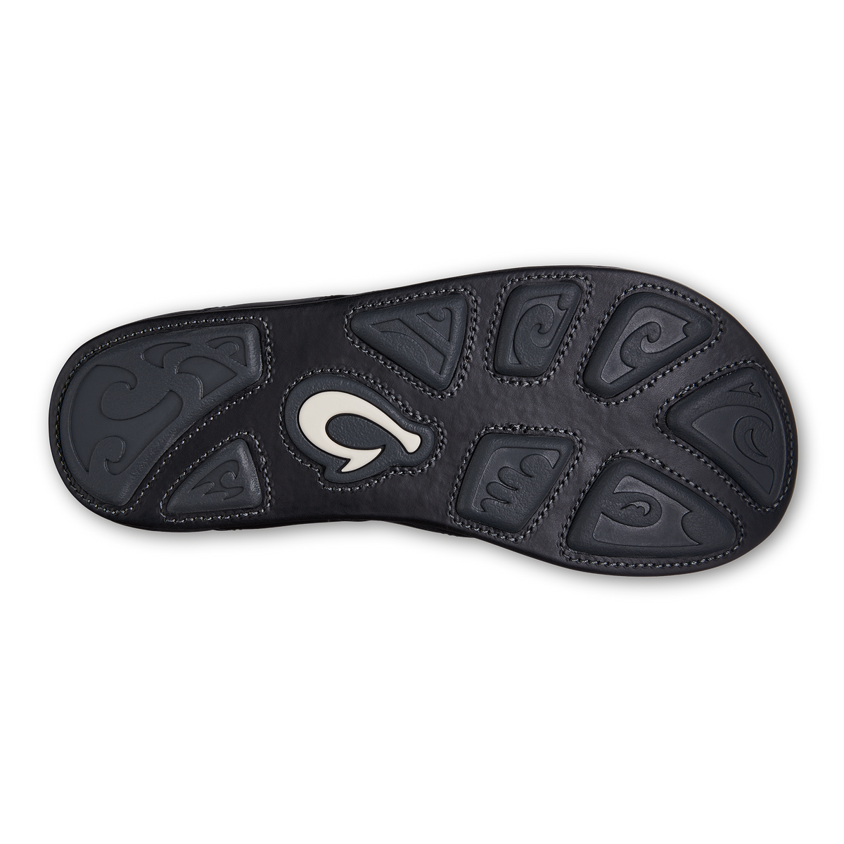 Mekila Men's Full-Grain Leather Beach Sandals - Black | Men OluKai for sale