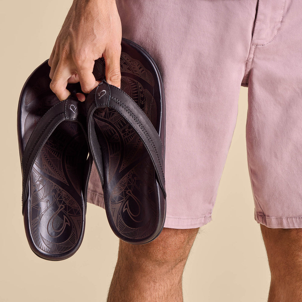 Hiapo - Lava Rock Men’s Leather Beach Sandals | Men OluKai outlet