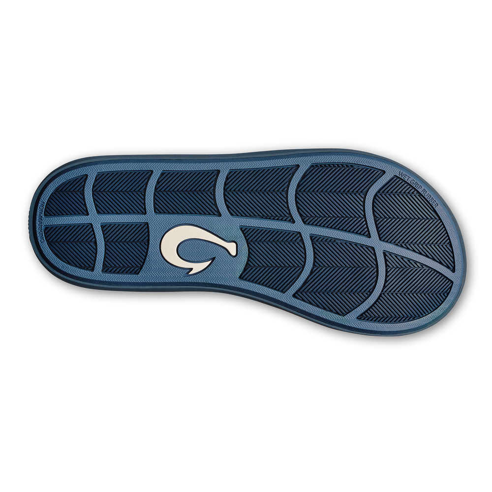 Pili Men’s Waterproof Leather Sandals - Blue Fog / Coastal Blue | Men OluKai online