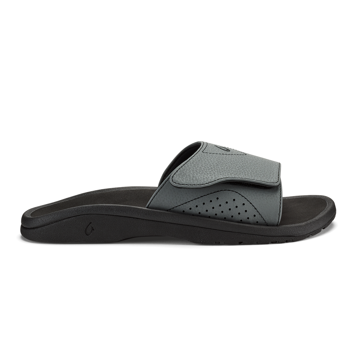 Nalu Slide - Rock / Black | Men OluKai cheap