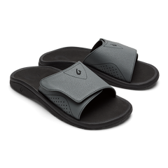 Nalu Slide - Rock / Black | Men OluKai cheap