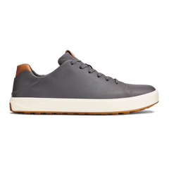 Wai‘alae Men’s Waterproof Leather Golf Shoes - Stone | Men OluKai discount