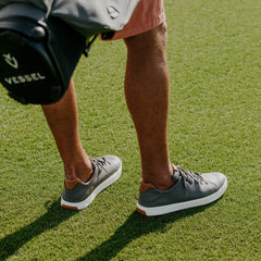 Wai‘alae Men’s Waterproof Leather Golf Shoes - Stone | Men OluKai discount